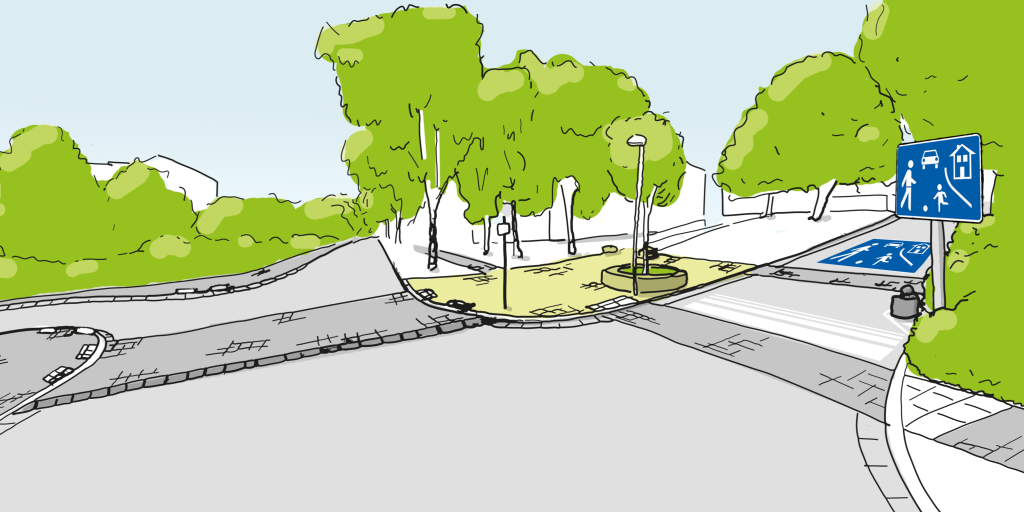 Visualisierung zum Vorentwurf Machbarkeitsstudie Baunatal.